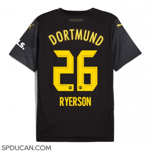 Muški Nogometni Dres Borussia Dortmund Julian Ryerson #26 Gostujuci 2024-25 Kratak Rukav